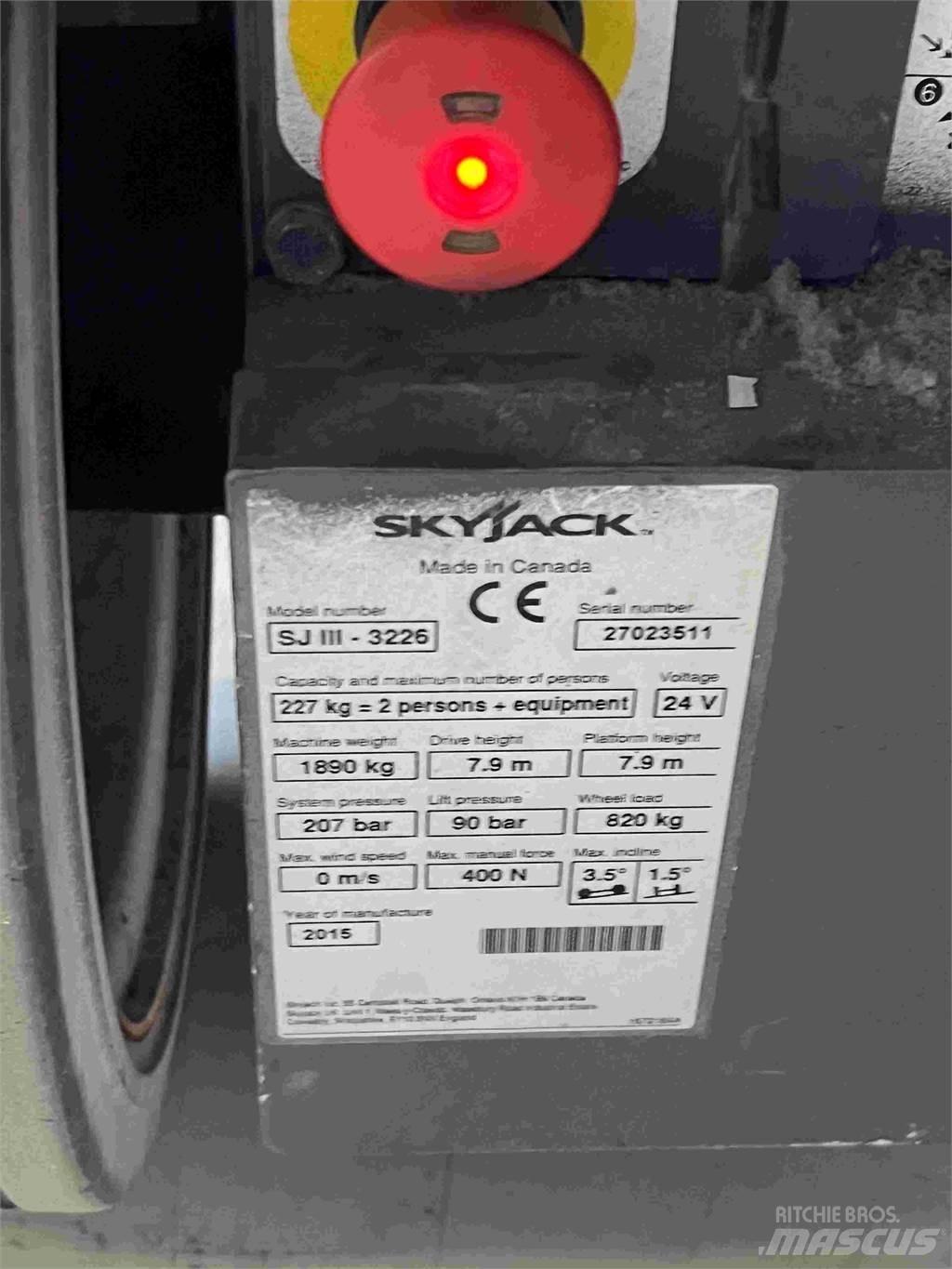 SkyJack SJ3226 Žirkliniai keltuvai