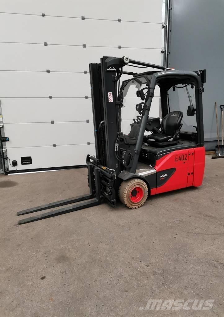 Linde E18-02 Elektriniai šakiniai krautuvai