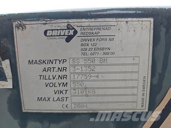 Drivex SS 550 BM Kiti naudoti statybos komponentai