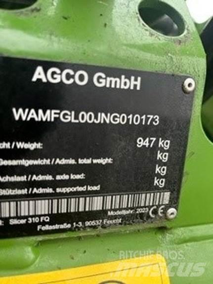 Fendt Slicer 310FQ Kiti pašarų derliaus nuėmimo įrengimai