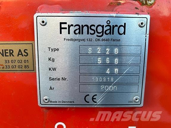 Fransgård S-220 Kita kelių ir sniego technika