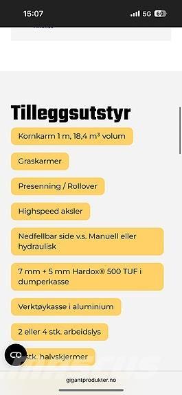 Gigant Gd150 Bendrosios paskirties priekabos