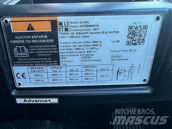 Hyster J2,5XN Dyzeliniai krautuvai