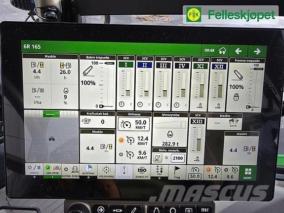 John Deere 6R 165 Traktoriai