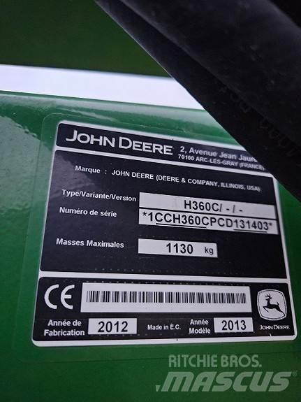John Deere H360C Žemės ūkis - Kita