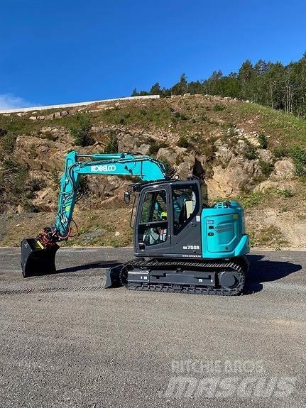 Kobelco SK75SR-7 Vidutinės galios ekskavatoriai 7-12 t