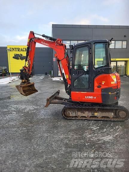 Kubota U36-4 Mini ekskavatoriai < 7 t