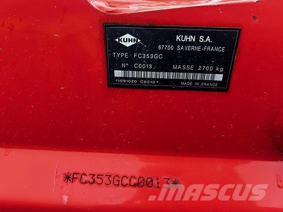Kuhn FC353 GC Šienapjovės