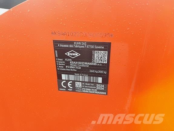 Kuhn FC3561TCD Kiti pašarų derliaus nuėmimo įrengimai