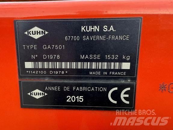 Kuhn GA7501 Pradalges formuojantys padargai