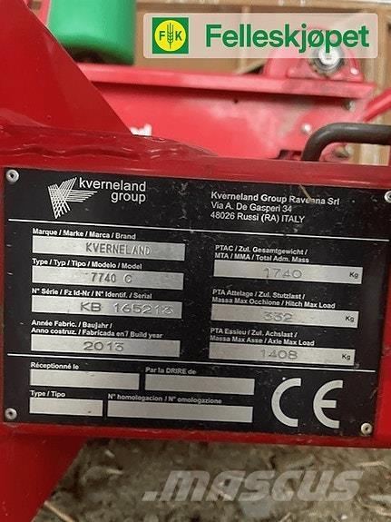 Kverneland 7740C Vyniojimo padargai