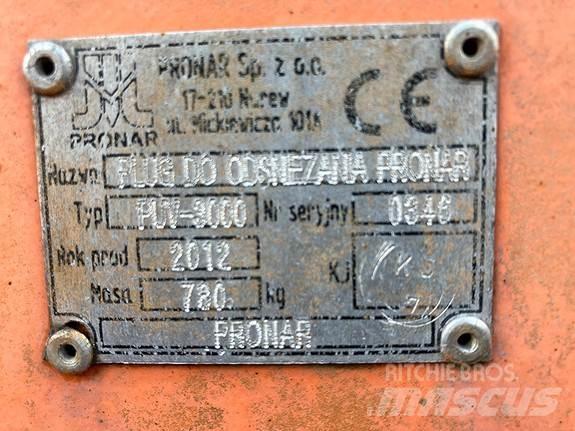 Pronar PUV-3000 Sniego peiliai ir valytuvai