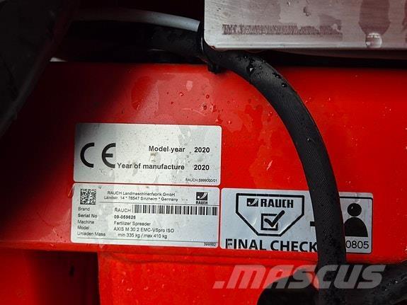 Rauch Axis 30.2 Mėšlo barstytuvai