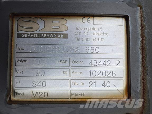 SB graveskuffe S40 Kiti naudoti statybos komponentai