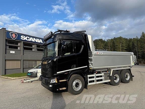 Scania R 500 Savivarčių priekabų vilkikai