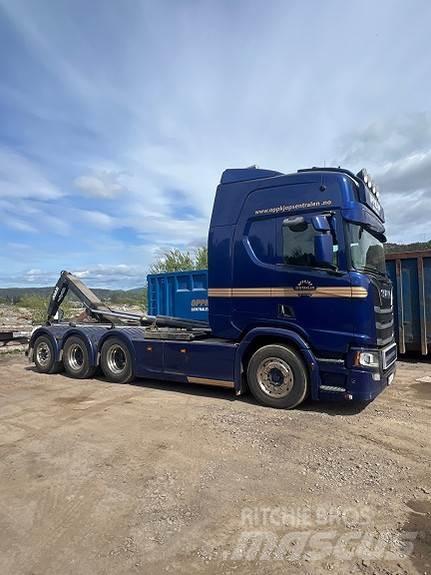 Scania R 650 Savivarčiai su kabeliniu keltuvu