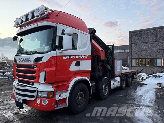 Scania R560 Automobiliniai kranai