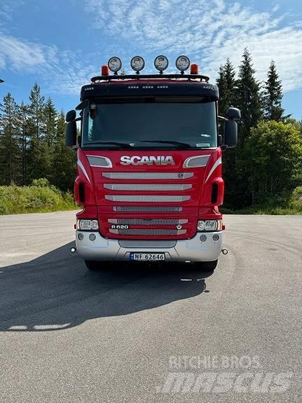 Scania R620 Savivarčių priekabų vilkikai