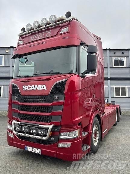 Scania S 580 Savivarčiai su kabeliniu keltuvu