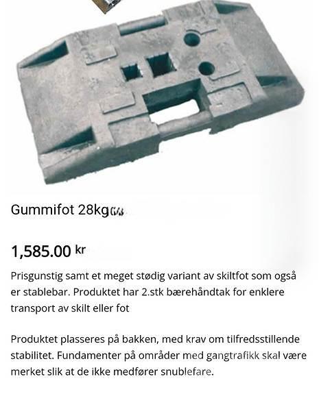  Skiltfot Kiti naudoti statybos komponentai