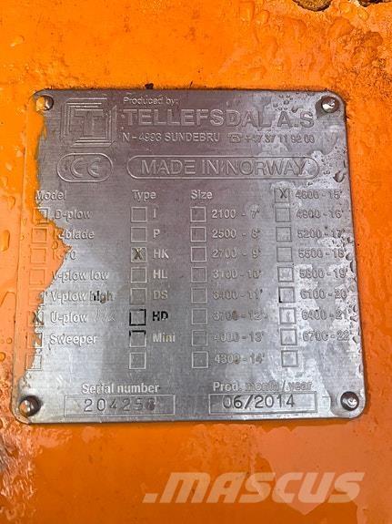 Tellefsdal 4600 H2 Sniego peiliai ir valytuvai