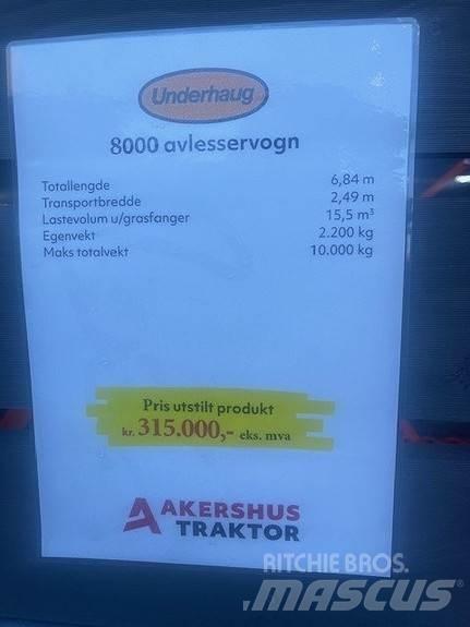 Underhaug 8000 Bendrosios paskirties priekabos