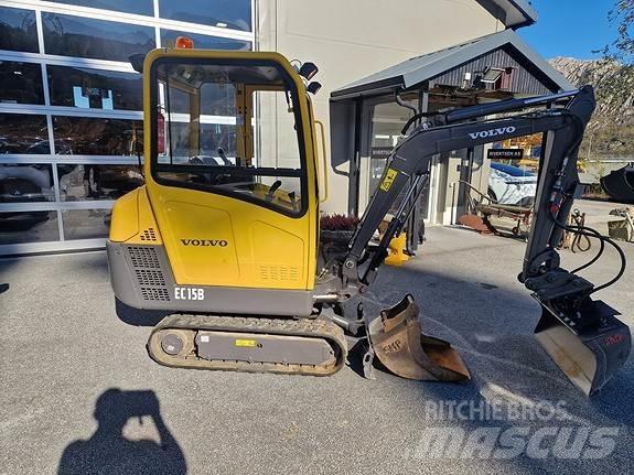 Volvo EC15B Mini ekskavatoriai < 7 t