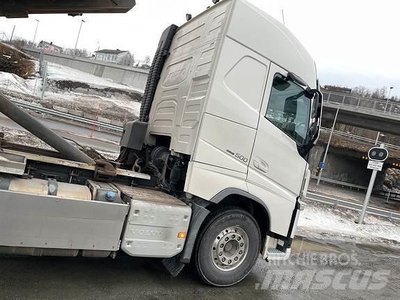 Volvo FH500 Savivarčiai su kabeliniu keltuvu