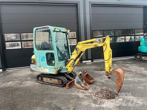 Yanmar B15 Mini ekskavatoriai < 7 t