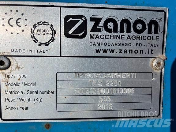 Zanon TFZ 2250 Kiti pašarų derliaus nuėmimo įrengimai