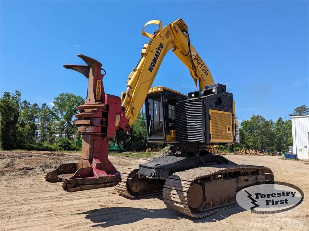 Komatsu XT445L-3 Miško pjovimo technika