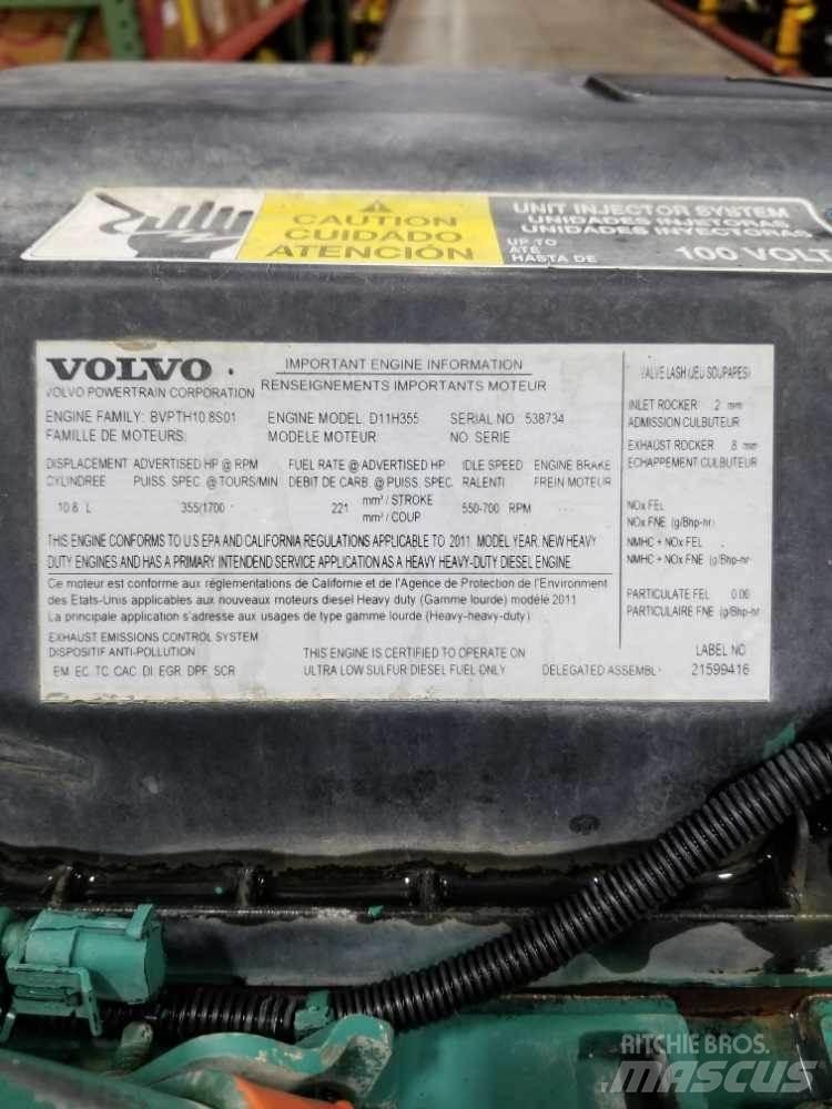 Volvo D11H Varikliai
