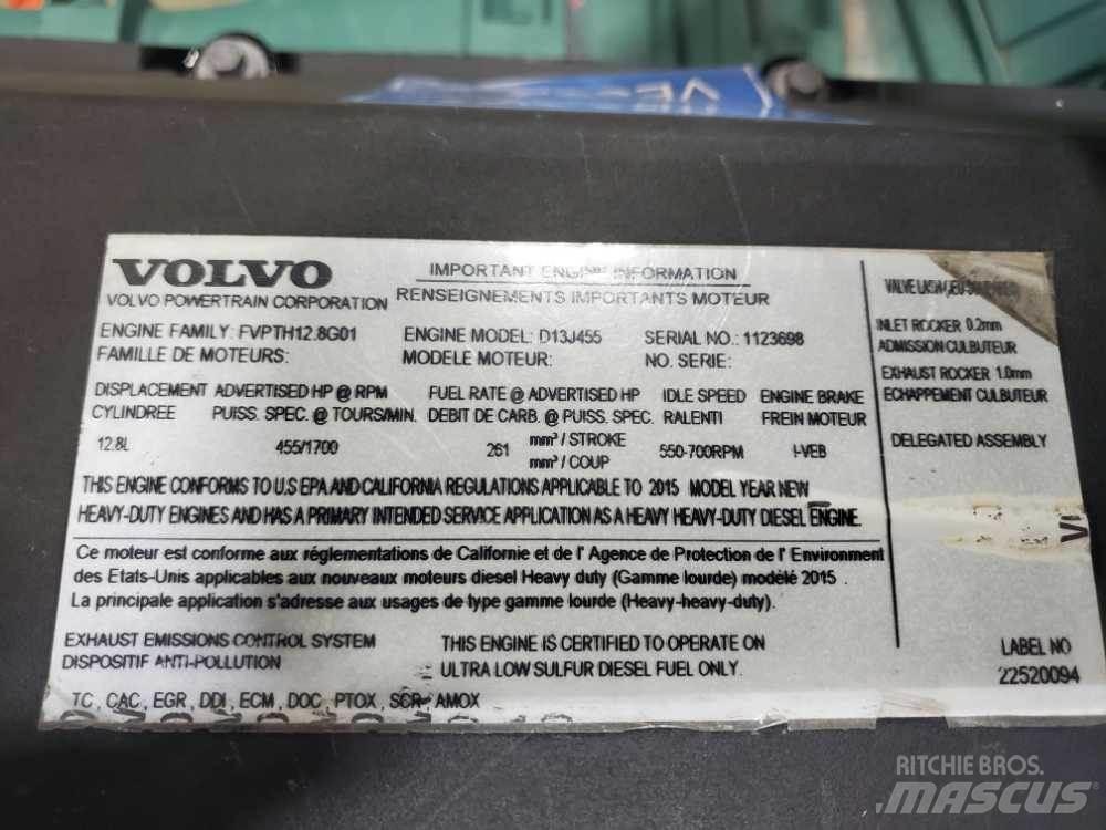 Volvo D13J Varikliai
