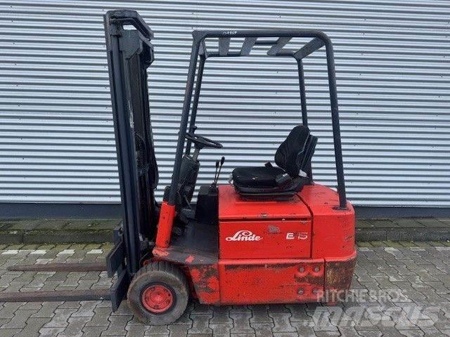 Linde E15 Elektriniai šakiniai krautuvai