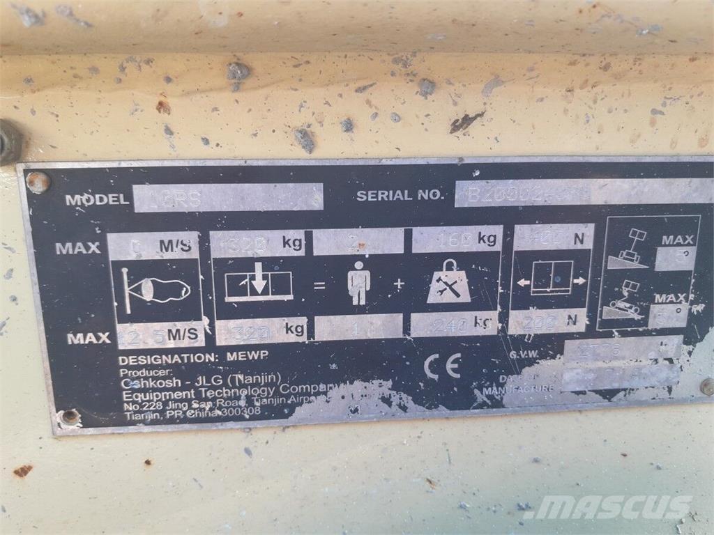 JLG 10RS Žirkliniai keltuvai