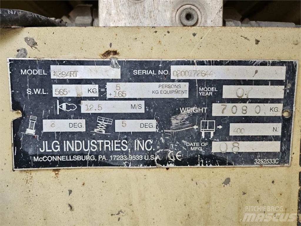 JLG 4394RT Žirkliniai keltuvai