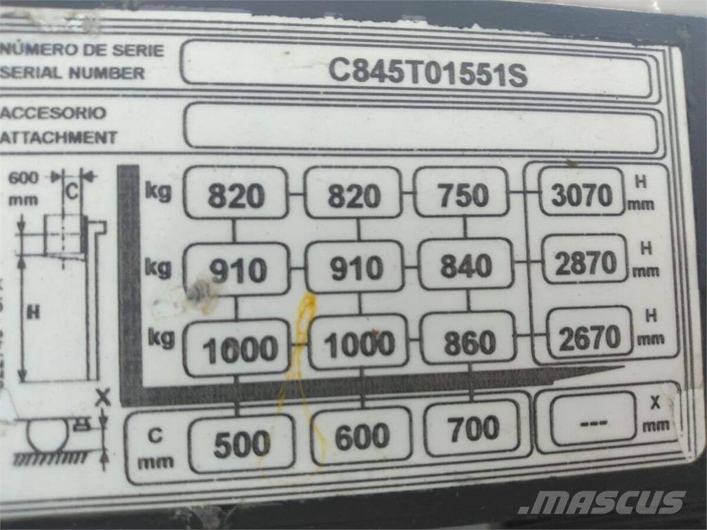 Yale MS10E Krovimas/Kėlimas - Kita
