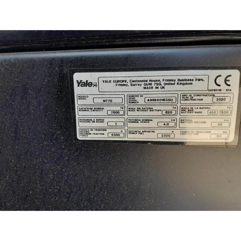 Yale MT70 Buksyravimo vilkikai