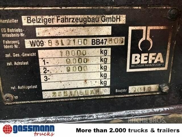 BEFA 2SK18LE-58 Miškovežių priekabos