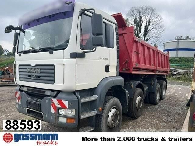 MAN TGA 35.400 8x4 BB Savivarčių priekabų vilkikai