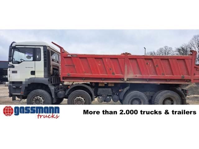 MAN TGA 35.400 8x4 BB Savivarčių priekabų vilkikai