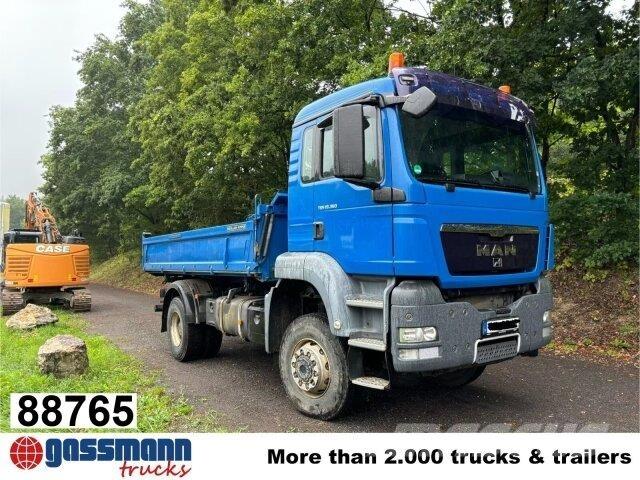 MAN TGS 18.360 4x4 BB Savivarčių priekabų vilkikai