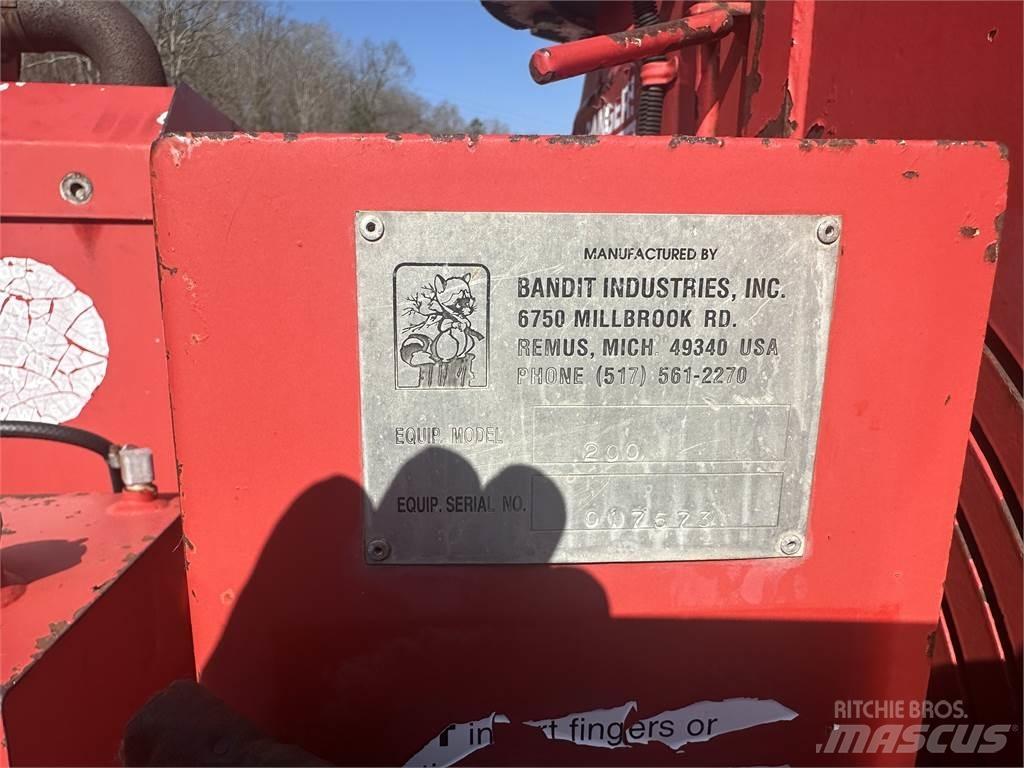 Bandit 200 Medienos smulkintuvai