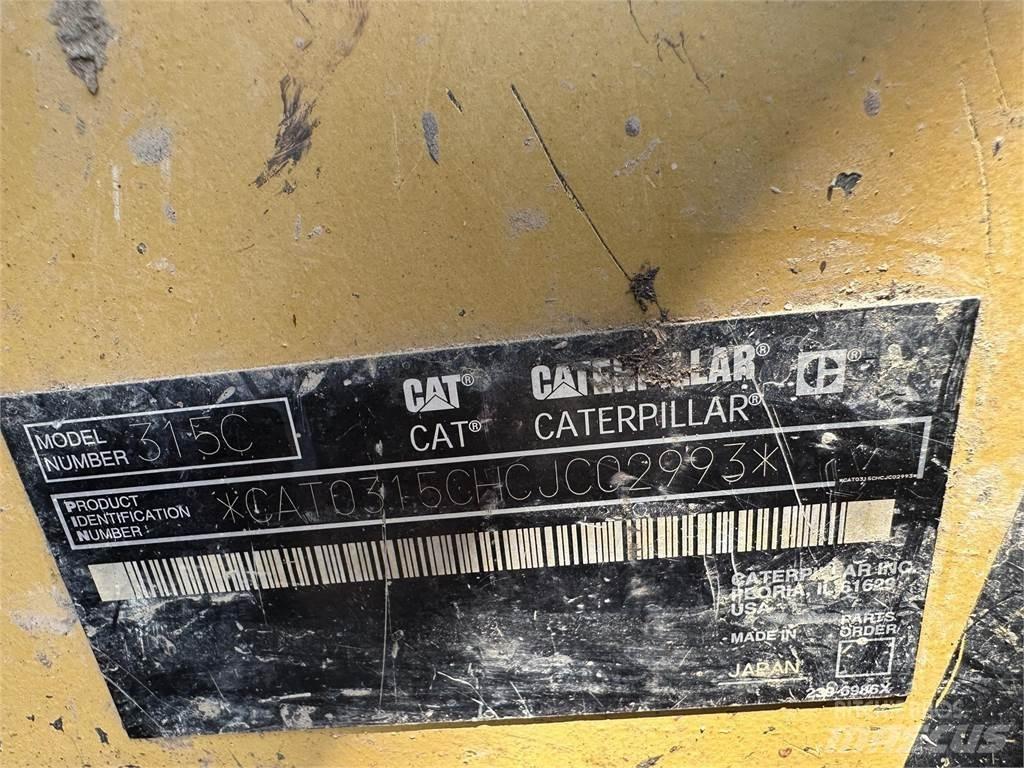 CAT 315C Vikšriniai ekskavatoriai