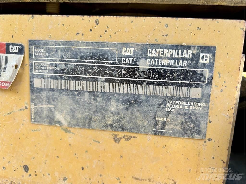CAT 316EL Vikšriniai ekskavatoriai
