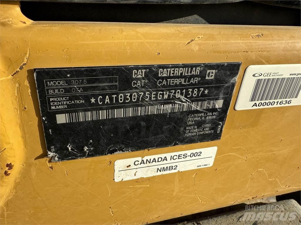 CAT 307.5 Vikšriniai ekskavatoriai