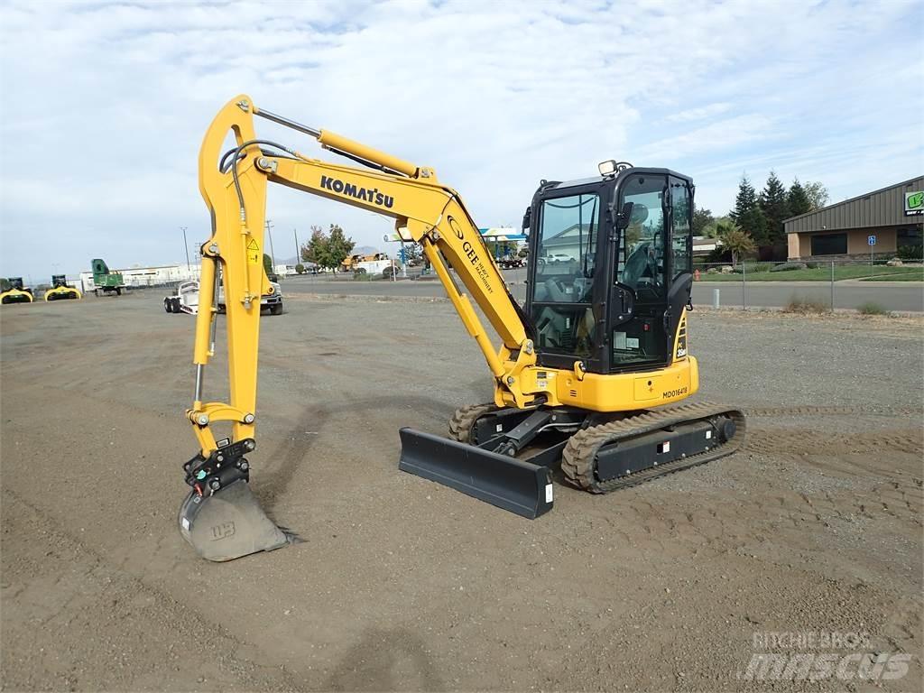Komatsu PC35MR-5 +1 Vikšriniai ekskavatoriai