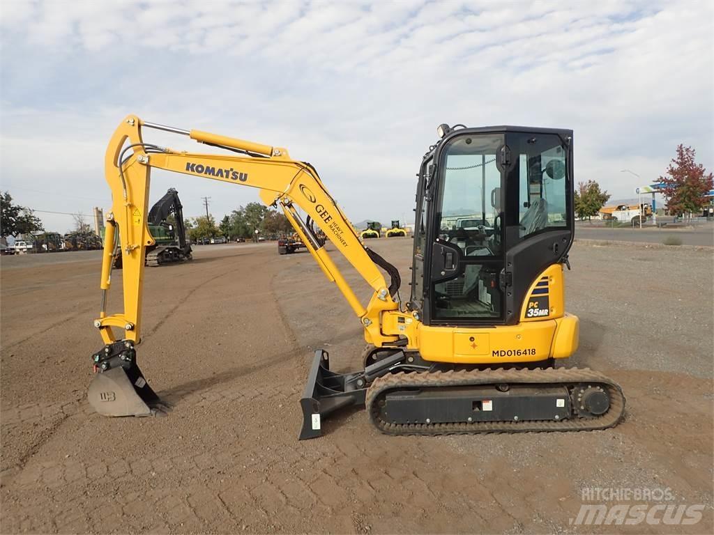 Komatsu PC35MR-5 +1 Vikšriniai ekskavatoriai