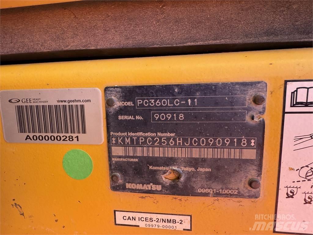 Komatsu PC360LC-11 +1 Vikšriniai ekskavatoriai