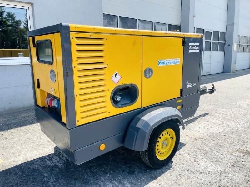 Atlas Copco QAS14 PDS Dyzeliniai generatoriai